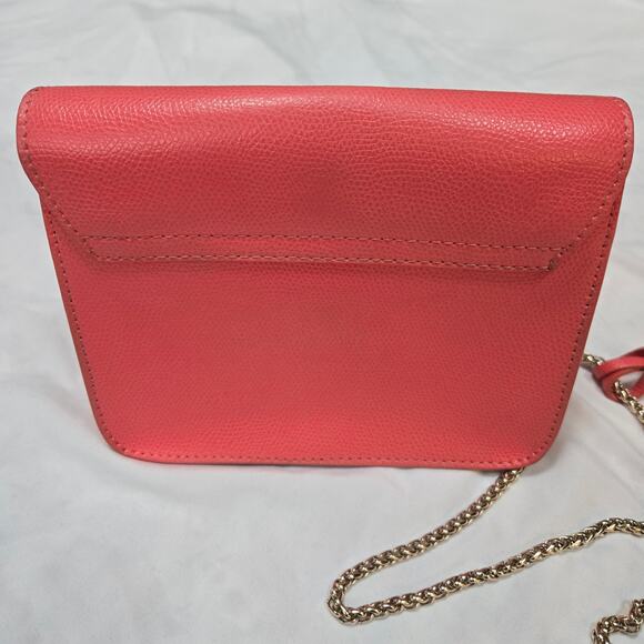 Furla Metropolis Rose Pink Mini Chain Shoulder Clutch Purse Bag - Picture 6 of 16